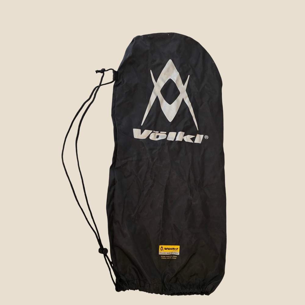 Volkl Tennis Racket Cover Bag OS Black 29" Drawstring Sleeve